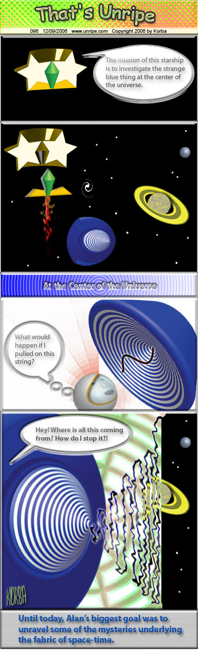 cartoon 96, the fabric of space
